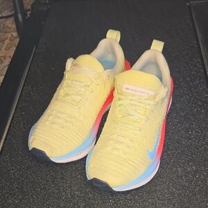 Nike InfinityRN 4 Women's Road Running Shoes - Yellow/Blue/Pink - S 8.5 US